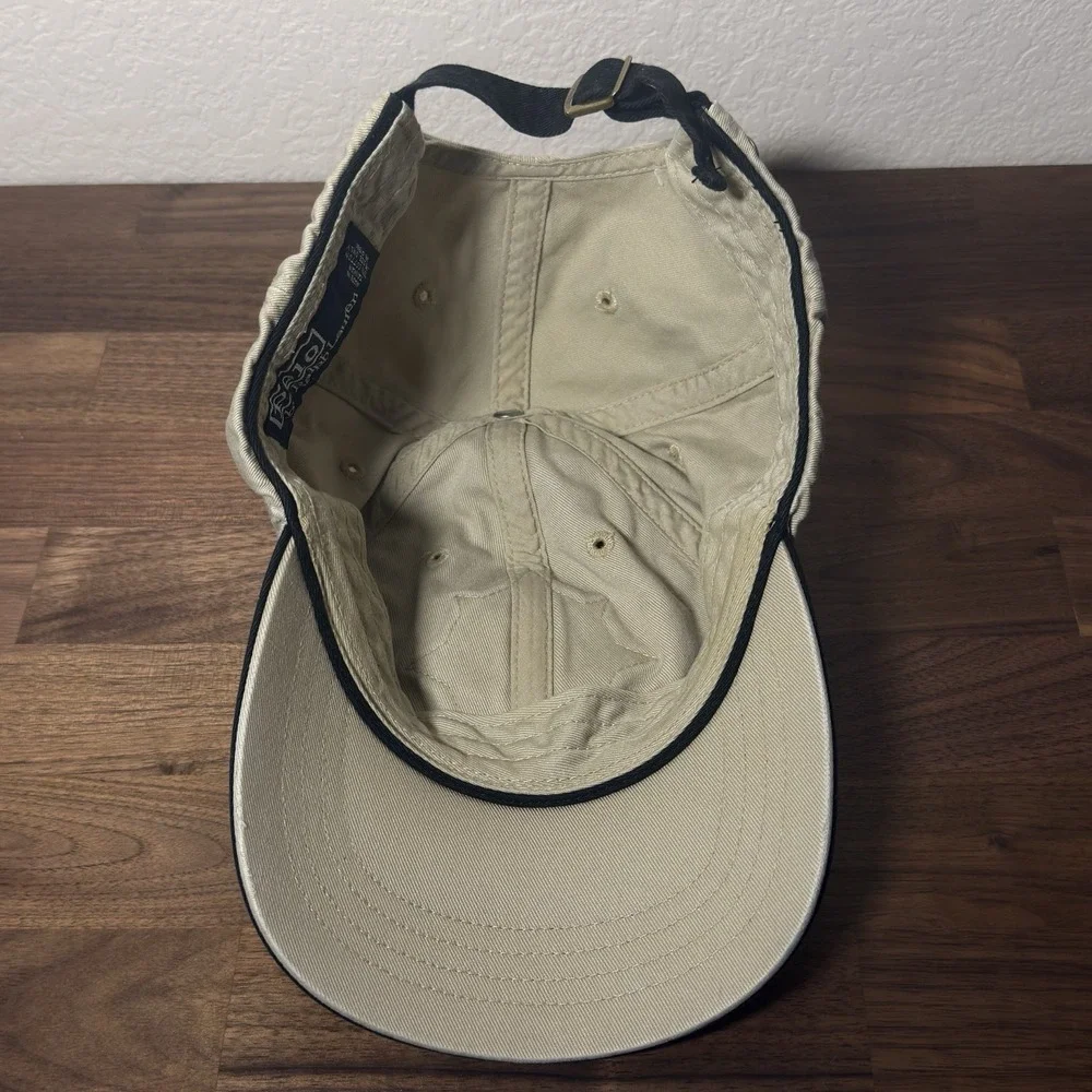 Rare VTG Polo Ralph Lauren Sport Survival Team Mountain Rescue Strapback Hat O/S